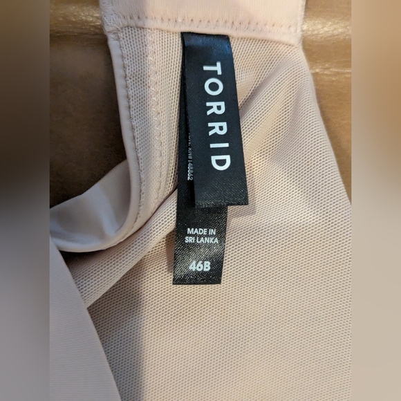 Torrid Amplify T-Shirt Push-Up Bra ROSE DUST Size: 46B NWT - Picture 5 of 7